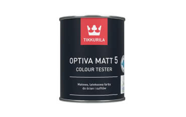 Nowość - testery farb Tikkurila Optiva Matt 5