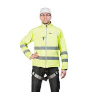 Kurtka SOFTSHELL HIGH VISIBLE z szelkami bezpieczeństwa P 11 lub P 11C