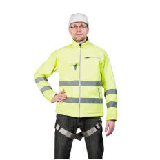 Kurtka SOFTSHELL HIGH VISIBLE z szelkami bezpieczeństwa P 11 lub P 11C