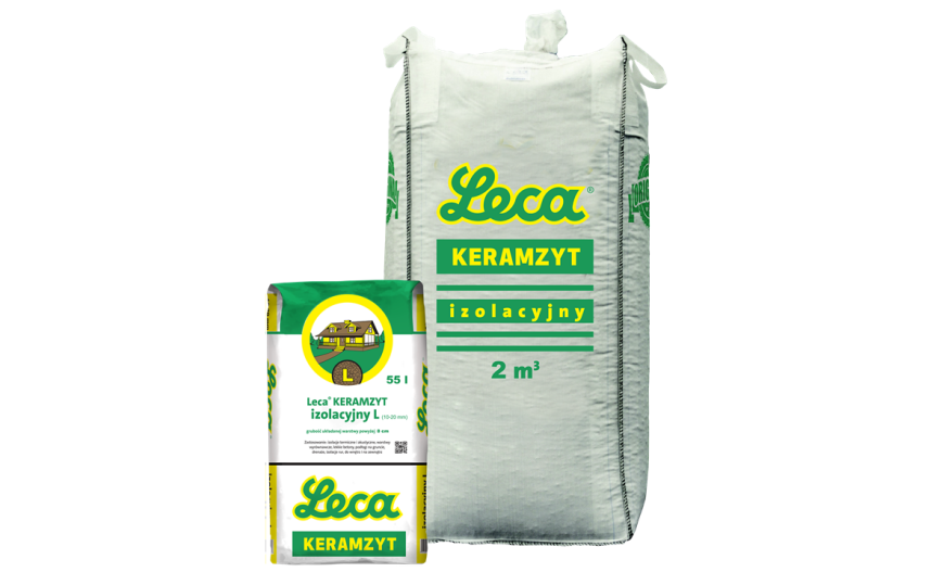Izolacja instalacji keramzytem w workach