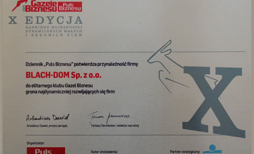 Blach - Dom Gazelą Biznesu
