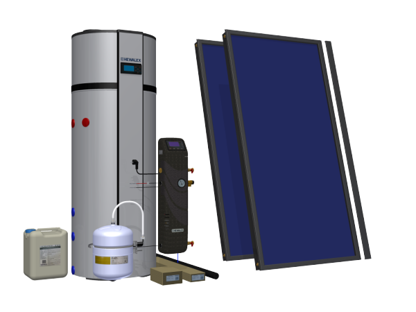 Zestaw solarny HEWALEX 2 TLPAC-PCWU300SK