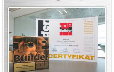 Blachy Pruszyński ze statuetką TOP Builder 2018