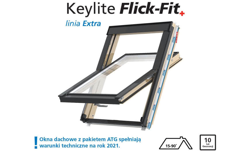 Udoskonalone okna Flick-Fit+