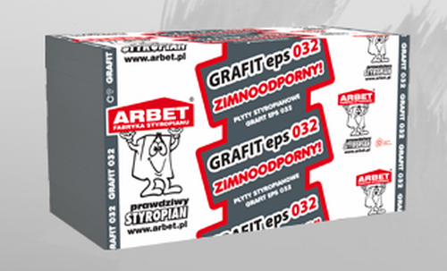 Płyty styropianowe EPS 032 Grafit